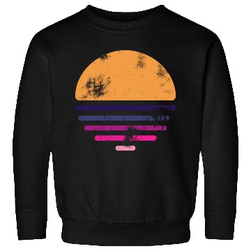 Discover Retro Vintage Sunset Car Style Sun Sunshine Sweatshirts