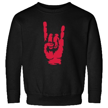 Discover Cool heavy metal hand Sweatshirts