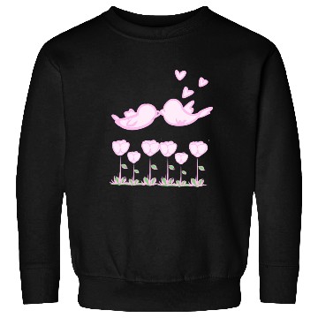 Discover love bird animals nature flowers Sweatshirts