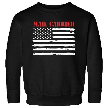 Discover Postman American Flag Mail Carrier Sweatshirts