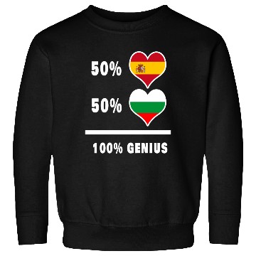 Discover Bulgaria and Spain genius / gift Sweatshirts