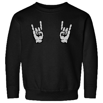 Discover 2 hands heavy metal Sweatshirts