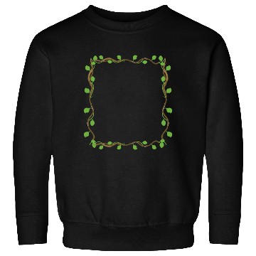 Discover Leaves square shape icon quadrilateral Sweatshirts