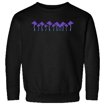 Discover Trees Line Nature Forest Stroke Purple Sweatshirts