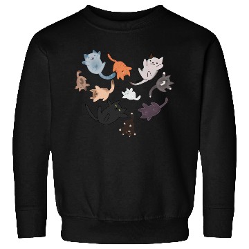 Discover Chibi Cat Heart Sweatshirts
