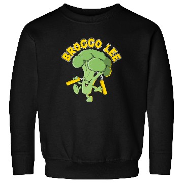 Discover Brocco Lee Vegetable Vegetarian Vegan Broccoli Sweatshirts