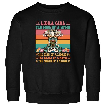 Discover Libra Girl Astrology Sign Sweatshirts