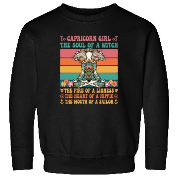 Discover Capricorn Girl Astrology Sign Sweatshirts