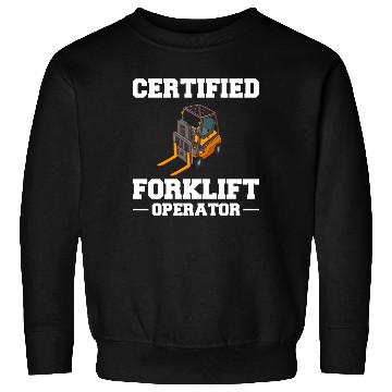 Discover Forklift Operator Driver Lift Truck Training Sweatshirts