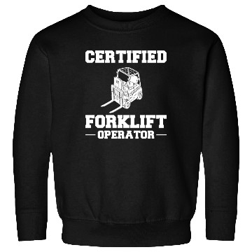 Discover Forklift Operator Driver Lift Truck Training Sweatshirts