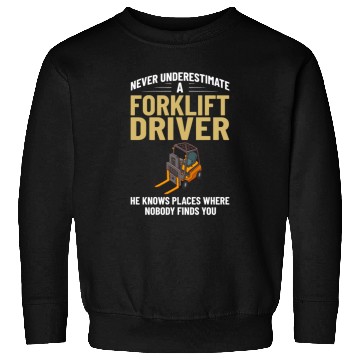 Discover Forklift Operator Driver Lift Truck Training Sweatshirts