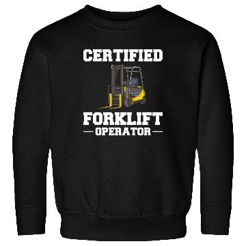 Discover Forklift Operator Driver Lift Truck Training Sweatshirts