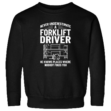 Discover Forklift Operator Driver Lift Truck Training Sweatshirts