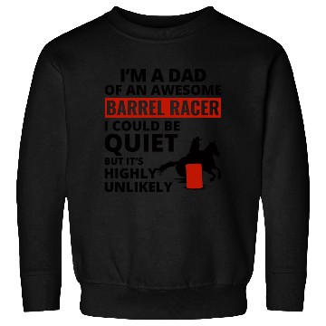 Discover Barrel Racer Racing Horse Riding Dad Fathers day Sweatshirts