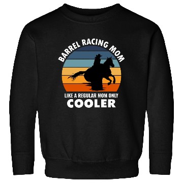 Discover Barrel Racer Racing Horse Mom Mothers day Vintage Sweatshirts