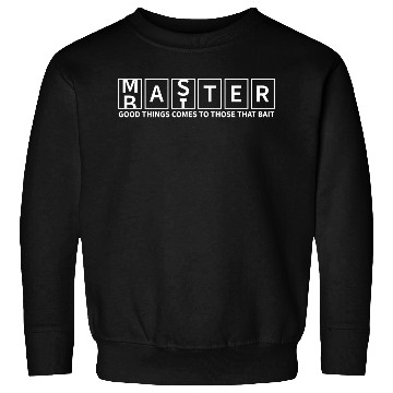 Discover Master Baiter Funny Double Meaning Fishing Design Sweatshirts