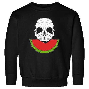 Discover Watermelon Skull Fruitarianism Gift Sweatshirts