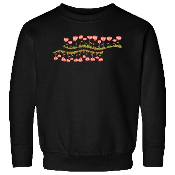 Discover nature line wave grass flowers Sweatshirts