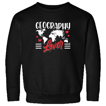 Discover Geography Lover Geographic Geographer Student Sweatshirts