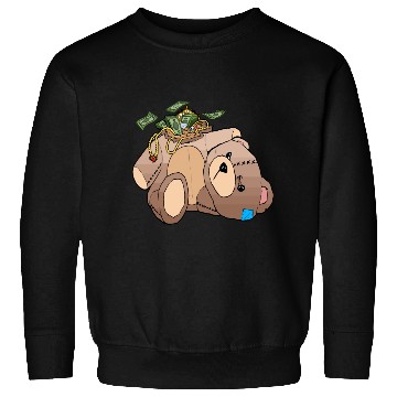 Discover Money Teddy Bear Riches Sweatshirts