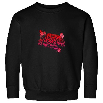 Discover Brain with Crystal - Red Sweatshirts