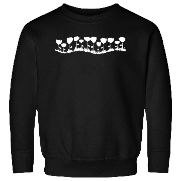 Discover roses plants line wave nature Sweatshirts