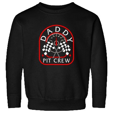 Discover Daddy Pit Crew Sweatshirts, Father's Day Gift Race Day