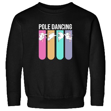 Discover Cute Pole Dancing For Women Pole Dancing Cat Sweatshirts