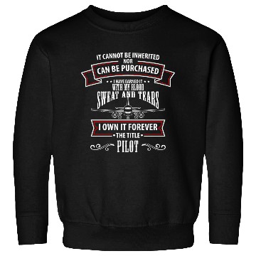 Discover Airplane Sky Flight School Sweatshirts