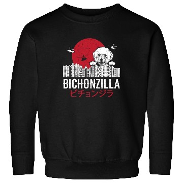 Discover Bichonzilla Bichon Frise Dog Lover Puppy Sweatshirts