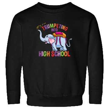 Discover Elephant Trumpeting Into High School Sweatshirts