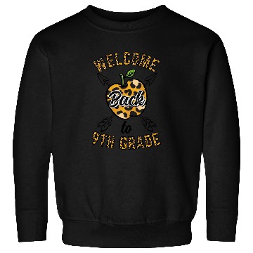 Discover Welcome Back To 9th Grade Leopard Print Sweatshirts