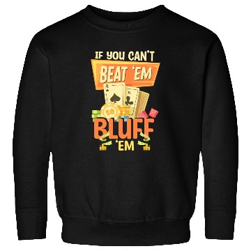 Discover Card Game Royal Flush Ace Sweatshirts