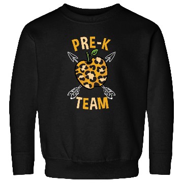 Discover Pre-K Back To School Team Leopard Print Sweatshirts
