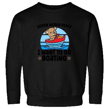 Discover Sailing Sailboat Boating Kid Child Yacht Boat Sweatshirts