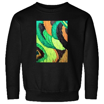 Discover Colorful flow grass art Sweatshirts