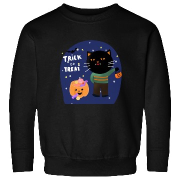Discover Trick or Treat cartoon design Sweatshirts