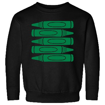 Discover Green wax crayons cool Sweatshirts