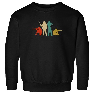 Discover Buck Deer Hunting Hunter Retro Sweatshirts