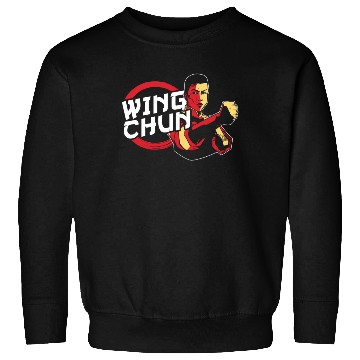 Discover Wing Chun Coach Martial Arts Fighter Training Sweatshirts
