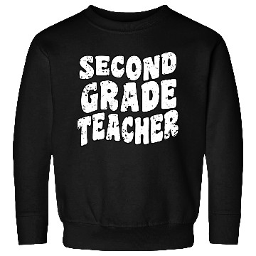 Discover Retro Groovy Second Grade Teacher Back To School Sweatshirts