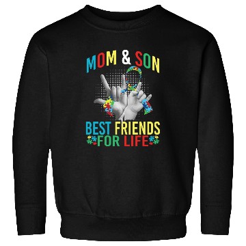 Discover Mom And Son Best Friends For Life Autism Awareness Sweatshirts