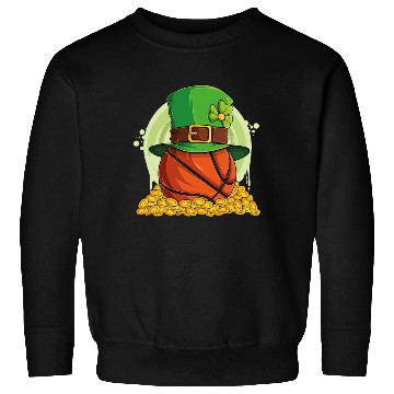 Discover Kids Basketball St Patricks Day Sweatshirts