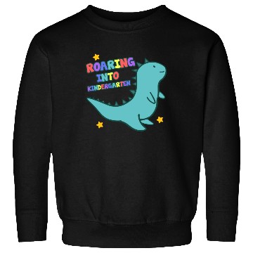 Discover Roaring Into Kindergarten Cute Dinosaur Back To Sweatshirts