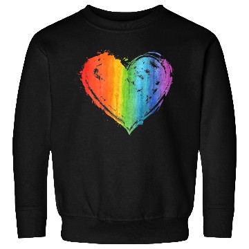 Discover LGBT Gay Lesbian Pride Month Heart Flag LGBT Sweatshirts