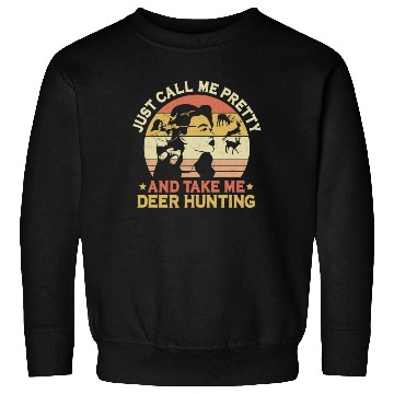 Discover Buck Deer Hunting Hunter Girl Sweatshirts