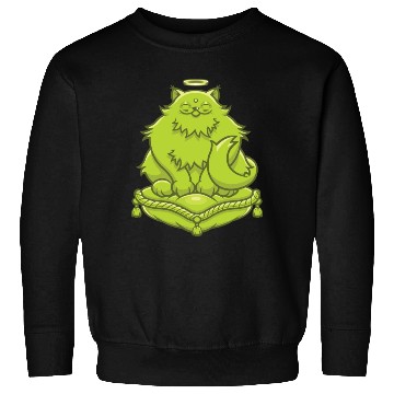 Discover Green Buddha Cat Sweatshirts