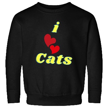 Discover I love cats i love Sweatshirts