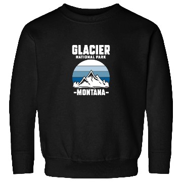 Discover Glacier National Park Montana Sweatshirts