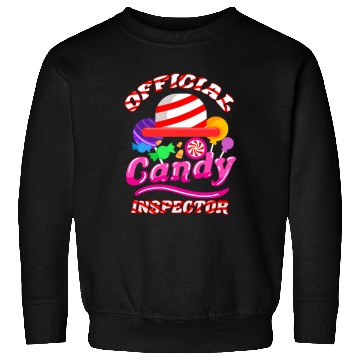 Discover Official Candy Inspector For Halloween Sweatshirts